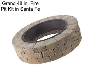 Grand 48 in. Fire Pit Kit in Santa Fe