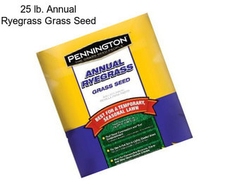 25 lb. Annual Ryegrass Grass Seed