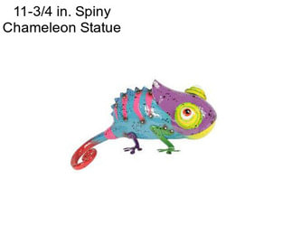 11-3/4 in. Spiny Chameleon Statue