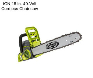 ION 16 in. 40-Volt Cordless Chainsaw