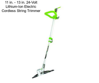 11 in. - 13 in. 24-Volt Lithium-Ion Electric Cordless String Trimmer