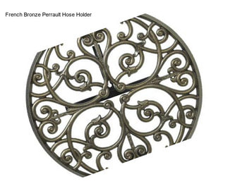 French Bronze Perrault Hose Holder