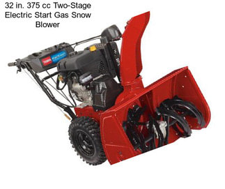 32 in. 375 cc Two-Stage Electric Start Gas Snow Blower