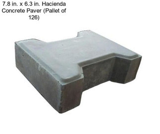 7.8 in. x 6.3 in. Hacienda Concrete Paver (Pallet of 126)