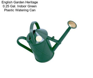 English Garden Heritage 0.25 Gal. Indoor Green Plastic Watering Can