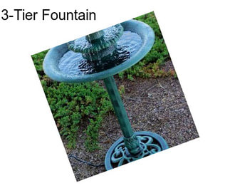 3-Tier Fountain
