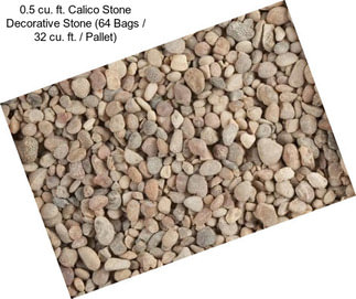 0.5 cu. ft. Calico Stone Decorative Stone (64 Bags / 32 cu. ft. / Pallet)