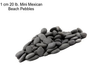 1 cm 20 lb. Mini Mexican Beach Pebbles