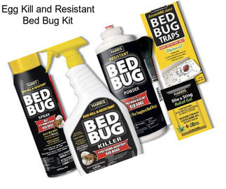 Egg Kill and Resistant Bed Bug Kit