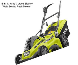 16 in. 13 Amp Corded Electric Walk Behind Push Mower