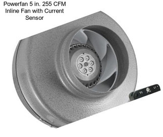 Powerfan 5 in. 255 CFM Inline Fan with Current Sensor