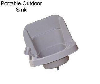 Portable Outdoor Sink