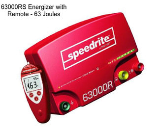 63000RS Energizer with Remote - 63 Joules