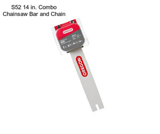 S52 14 in. Combo Chainsaw Bar and Chain