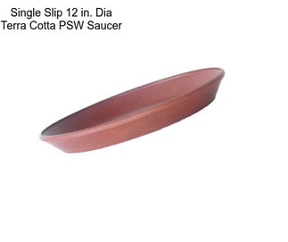 Single Slip 12 in. Dia Terra Cotta PSW Saucer