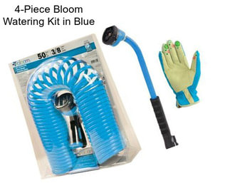 4-Piece Bloom Watering Kit in Blue