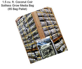 1.5 cu. ft. Coconut Coir Soilless Grow Media Bag (65 Bag Pallet)