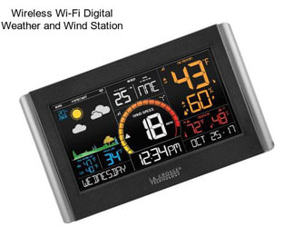 Wireless Wi-Fi Digital Weather and Wind Station