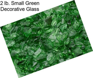 2 lb. Small Green Decorative Glass