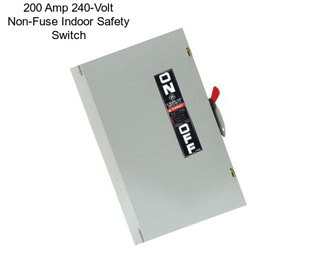 200 Amp 240-Volt Non-Fuse Indoor Safety Switch