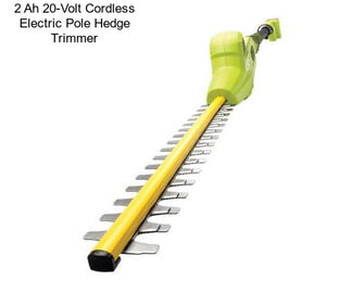 2 Ah 20-Volt Cordless Electric Pole Hedge Trimmer