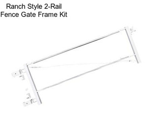 Ranch Style 2-Rail Fence Gate Frame Kit