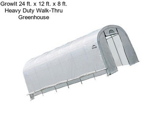 GrowIt 24 ft. x 12 ft. x 8 ft. Heavy Duty Walk-Thru Greenhouse