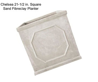 Chelsea 21-1/2 in. Square Sand Fibreclay Planter