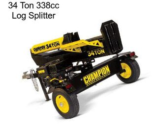 34 Ton 338cc Log Splitter