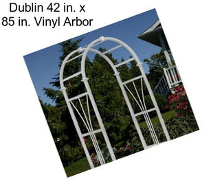 Dublin 42 in. x 85 in. Vinyl Arbor