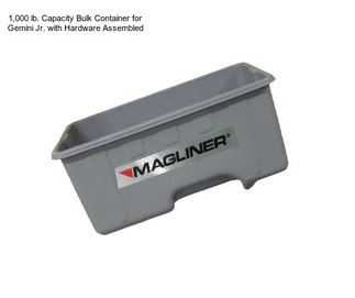 1,000 lb. Capacity Bulk Container for Gemini Jr. with Hardware Assembled