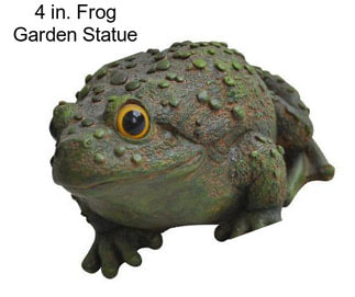 4 in. Frog Garden Statue