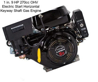 1 in. 9 HP 270cc OHV Electric Start Horizontal Keyway Shaft Gas Engine