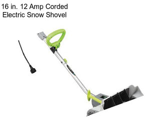 16 in. 12 Amp Corded Electric Snow Shovel