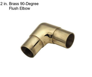 2 in. Brass 90-Degree Flush Elbow