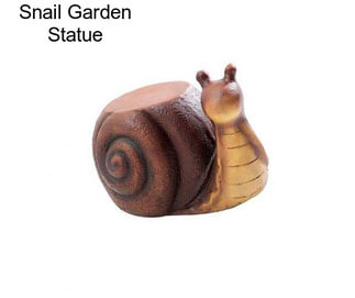 Snail Garden Statue