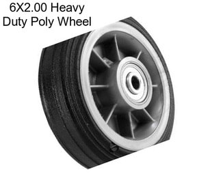 6X2.00 Heavy Duty Poly Wheel