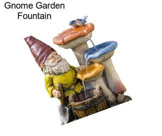 Gnome Garden Fountain