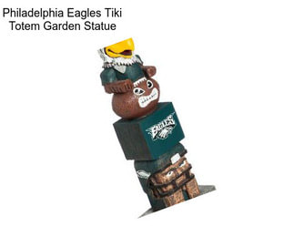 Philadelphia Eagles Tiki Totem Garden Statue