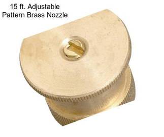 15 ft. Adjustable Pattern Brass Nozzle