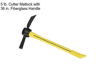 5 lb. Cutter Mattock with 36 in. Fiberglass Handle