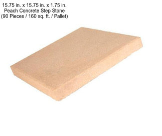 15.75 in. x 15.75 in. x 1.75 in. Peach Concrete Step Stone (90 Pieces / 160 sq. ft. / Pallet)