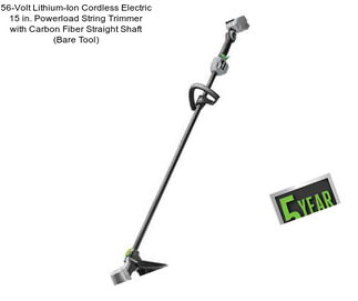 56-Volt Lithium-Ion Cordless Electric 15 in. Powerload String Trimmer with Carbon Fiber Straight Shaft (Bare Tool)