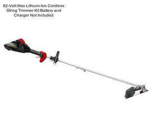 82-Volt Max Lithium-Ion Cordless String Trimmer Kit Battery and Charger Not Included