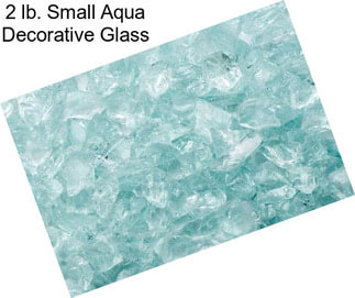 2 lb. Small Aqua Decorative Glass