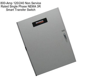 800-Amp 120/240 Non Service Rated Single Phase NEMA 3R Smart Transfer Switch