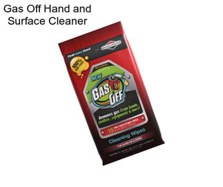 Gas Off Hand and Surface Cleaner