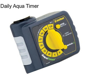 Daily Aqua Timer