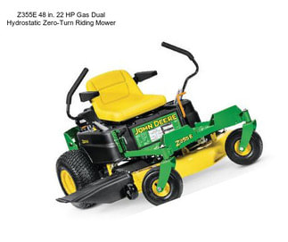 Z355E 48 in. 22 HP Gas Dual Hydrostatic Zero-Turn Riding Mower