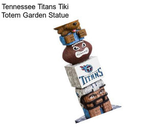 Tennessee Titans Tiki Totem Garden Statue